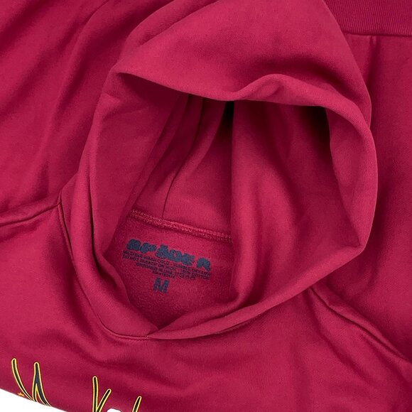 Sp5der Logo Hoodie Sweatshirt Maroon | Spider Worldwide - Picture 3 of 4